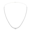 Thumbnail Image 2 of Diamond Riviera Necklace 7 ct tw Pear-Shaped 14K White Gold 18&quot;