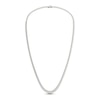 Thumbnail Image 5 of Diamond Riviera Necklace 7 ct tw Pear-Shaped 14K White Gold 18&quot;