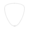 Thumbnail Image 2 of Diamond Riviera Necklace 10 ct tw Pear-Shaped 14K White Gold 18&quot;