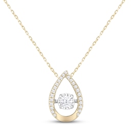 Unstoppable Love Diamond Necklace 1/2 ct tw 10K Yellow Gold 18&quot;