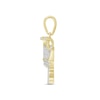 Thumbnail Image 2 of Men's Diamond "King" Crown Charm 1/3 ct tw Round-cut 10K Yellow Gold