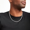 Thumbnail Image 5 of Men's Diamond Tennis Necklace 3 ct tw Round-cut 10K White Gold 20"