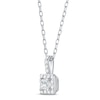 Thumbnail Image 2 of Diamond Necklace 1/4 ct tw Princess & Round-cut 10K White Gold 18&quot;