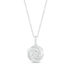 Thumbnail Image 1 of Diamond Knot Necklace 10K White Gold 18&quot;