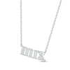 Thumbnail Image 2 of Diamond &quot;Mrs.&quot; Necklace 1/15 ct tw Round-cut Sterling Silver 18&quot;