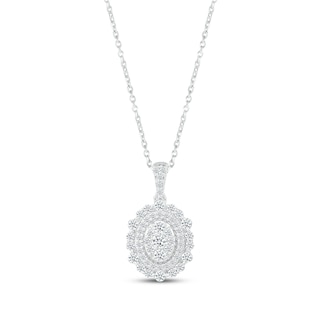Gelin 0.2 Ct. T.W. V-Shaped Diamond Necklace