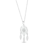 Thumbnail Image 1 of Diamond Dreamcatcher Necklace 1/20 ct tw Sterling Silver 18"