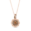 Thumbnail Image 1 of Le Vian Chocolate Diamond Necklace 1 ct tw 14K Strawberry Gold 19”