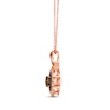 Thumbnail Image 2 of Le Vian Chocolate Diamond Necklace 1 ct tw 14K Strawberry Gold 19”