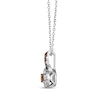 Thumbnail Image 2 of Le Vian Chocolate Twist Diamond Necklace 3/8 ct tw 14K Vanilla Gold 19”