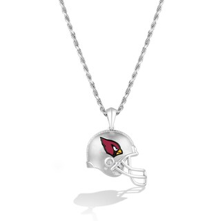 True Fans Buffalo Bills 1/20 CT. T.W. Diamond Helmet Necklace in Sterling  Silver