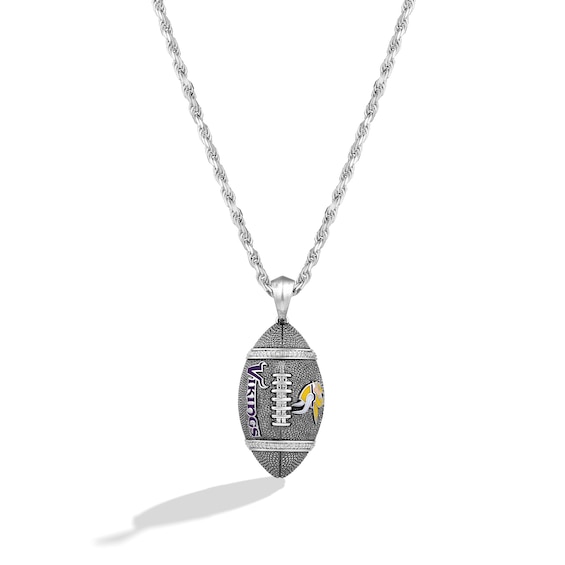 Minnesota Vikings Team Logo Necklace 925 Sterling Silver Necklace