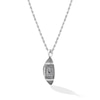 Thumbnail Image 3 of True Fans Atlanta Falcons 1/20 CT. T.W. Diamond Vertical Football Necklace in Sterling Silver