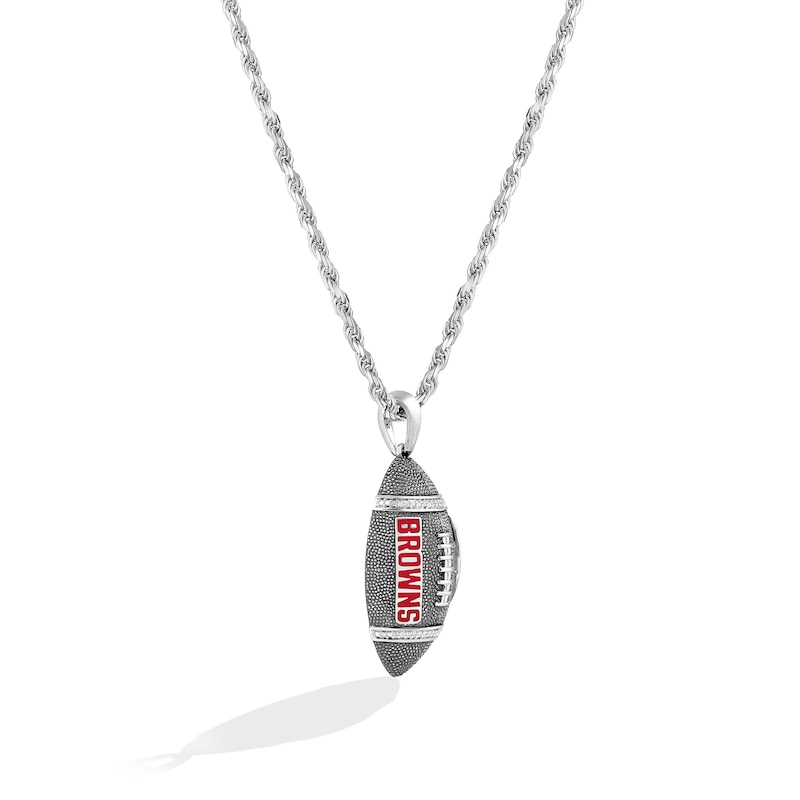 Cleveland Browns 20 Diamond Plate Rope Necklace