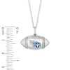 Thumbnail Image 2 of True Fans Tennessee Titans Diamond Accent Football Necklace in Sterling Silver