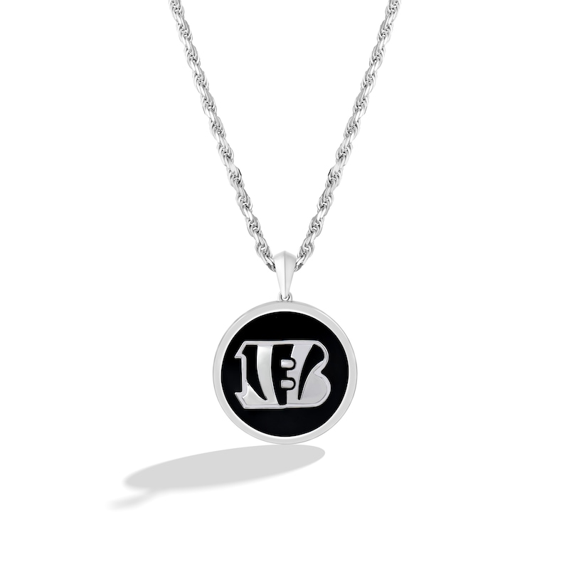 Cincinnati Bengals Pendant, 14K White - The GLD Shop