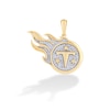 Thumbnail Image 1 of True Fans Tennessee Titans 1/4 CT. T.W. Diamond Logo Charm in 10K Gold