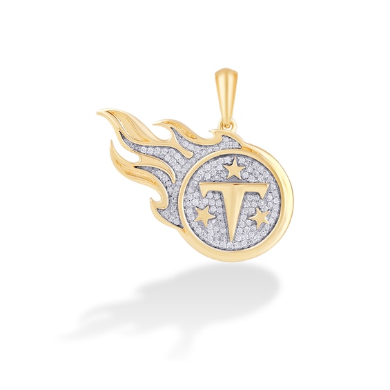 Tennessee Titans Aqua and Navy Crystal Women's Charm 