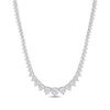 Thumbnail Image 1 of KAY Lab-Grown Diamonds Round-Cut Graduated Riviera Necklace 6 ct tw 14K White Gold 16”