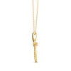 Le Vian Diamond Twist Cross Necklace 1/2 ct tw 14K Honey Gold 19