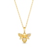 Thumbnail Image 1 of Le Vian Garden Party Diamond Bee Necklace 1/4 ct tw 14K Honey Gold 19&quot;