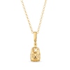 Thumbnail Image 2 of Le Vian Venetian Mosaic Diamond Necklace 3/8 ct tw 14K Honey Gold 19"