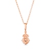 Thumbnail Image 3 of Le Vian Venetian Mosaic Diamond Necklace 5/8 ct tw 14K Strawberry Gold 19&quot;