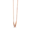 Thumbnail Image 2 of Le Vian Chocolate Twist Diamond Necklace 1/3 ct tw 14K Strawberry Gold 19&quot;