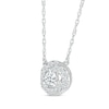 Thumbnail Image 2 of Diamond Swirl Necklace 1/3 ct tw 10K White Gold 18&quot;