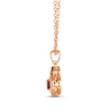 Thumbnail Image 2 of Le Vian Diamond Necklace 3/8 ct tw 14K Strawberry Gold 19&quot;