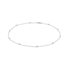 Thumbnail Image 1 of Diamond Station Necklace 1/10 ct tw 10K White Gold 18&quot;