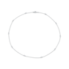 Thumbnail Image 2 of Diamond Station Necklace 1/10 ct tw 10K White Gold 18&quot;