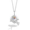 True Fans Pittsburgh Steelers 1/20 CT. T.W. Diamond Helmet Necklace in 10K  Yellow Gold