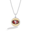 True Fans Cincinnati Bengals 1/20 CT. T.W. Diamond Helmet Necklace in  Sterling Silver