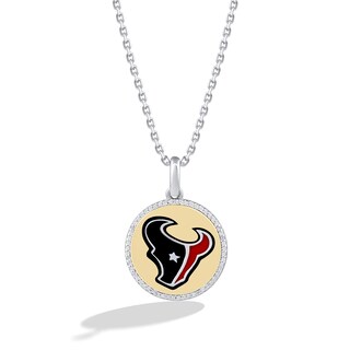 True Fans Buffalo Bills 1/20 CT. T.W. Diamond Helmet Necklace in Sterling  Silver