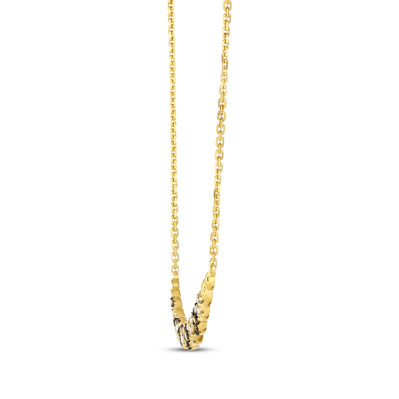 Main Image 2 of Le Vian Diamond Twist Necklace 1/3 ct tw 14K Honey Gold 19&quot;