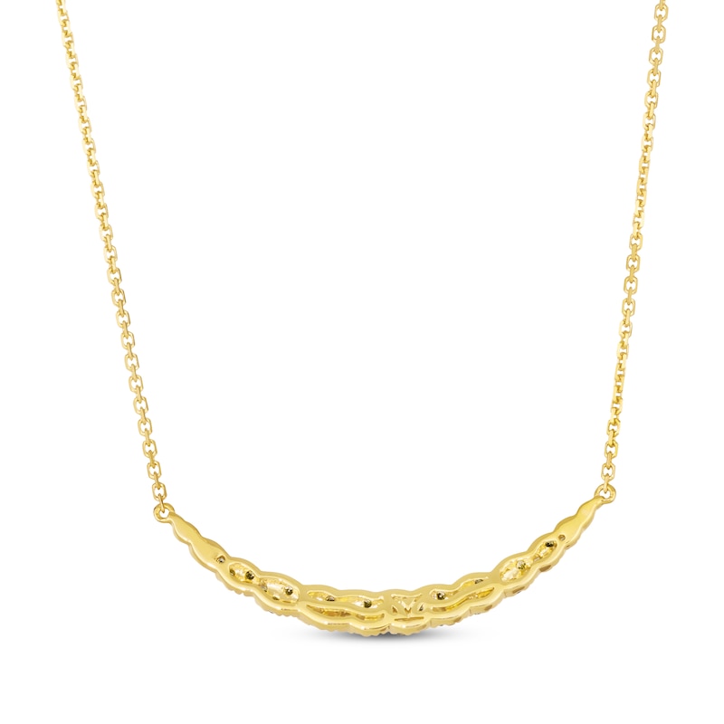 Main Image 3 of Le Vian Diamond Twist Necklace 1/3 ct tw 14K Honey Gold 19&quot;