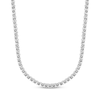 Thumbnail Image 3 of Men's Diamond Tennis Necklace 2-5/8 ct tw 10K White Gold 18&quot;