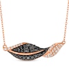 Thumbnail Image 0 of Le Vian Vault Diamond Twist Leaf Necklace 7/8 ct tw 14K Strawberry Gold 19"