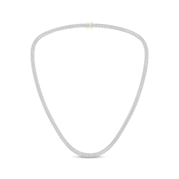 Men's Baguette-Cut Diamond Necklace 6-1/2 ct tw 14K Yellow Gold 20&quot;