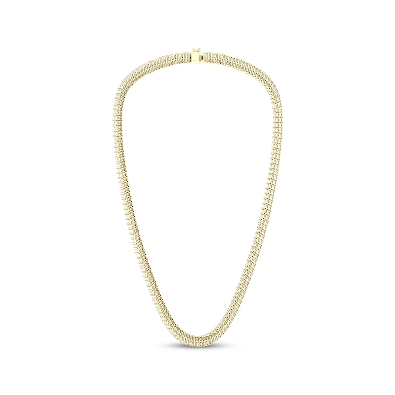 Men's Diamond Necklace 10 ct tw 14K Yellow Gold 20"