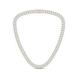 Men's Diamond Chain Link Necklace 8-1/2 ct tw 14K Yellow Gold 20&quot;