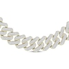 Thumbnail Image 2 of Men's Diamond Chain Link Necklace 8-1/2 ct tw 14K Yellow Gold 20"