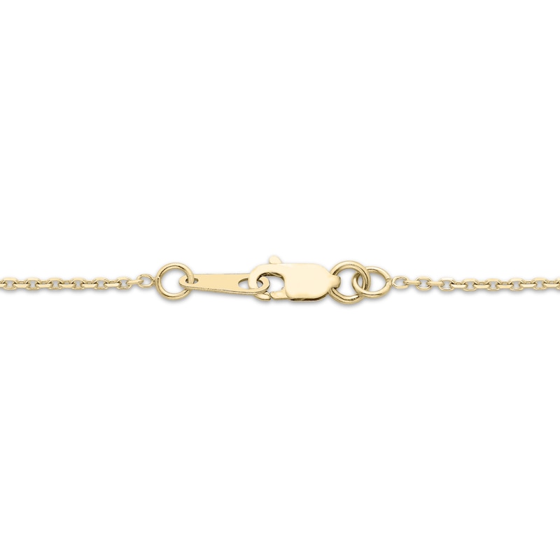 Love Entwined Diamond Necklace 1/6 ct tw 10K Yellow Gold 18