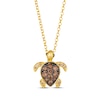 Thumbnail Image 0 of Le Vian Garden Party Diamond Turtle Necklace 5/8 ct tw 14K Honey Gold 19"