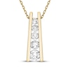 Thumbnail Image 1 of Diamond Ladder Necklace 1 ct tw 10K Yellow Gold 18&quot;