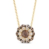 Thumbnail Image 1 of Le Vian Ombré Diamond Necklace 1-3/4 ct tw 14K Honey Gold 19&quot;