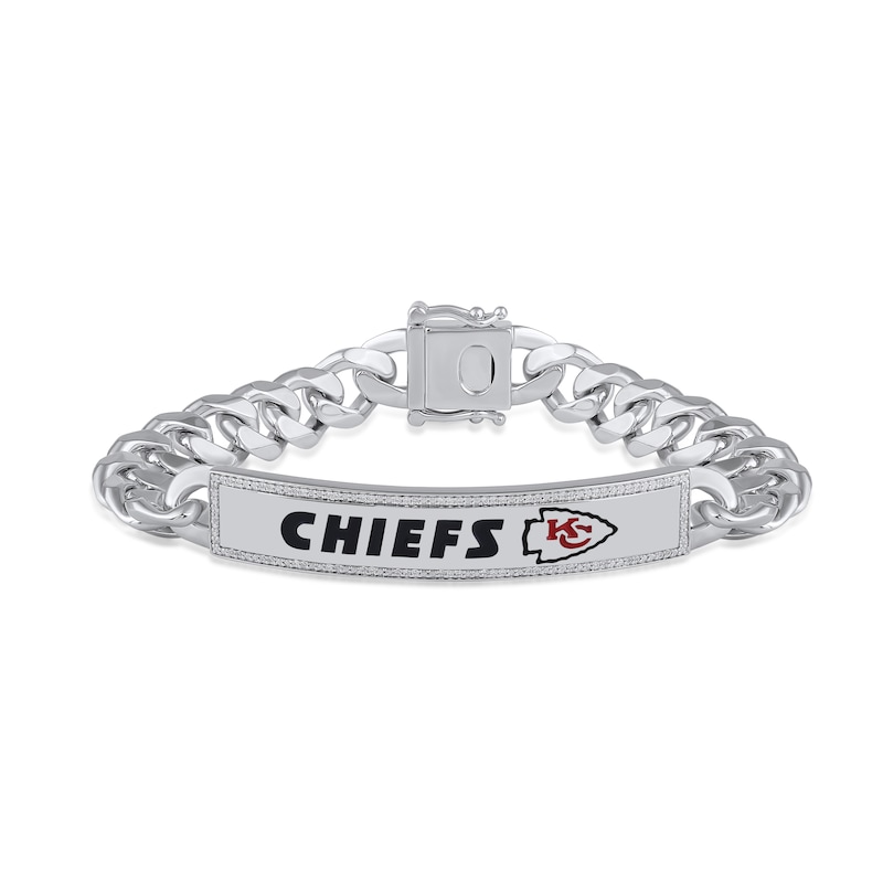 Kansas City Chiefs NFL Gold Tennis Bracelet - Kansas City Chiefs