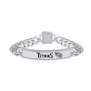 Thumbnail Image 1 of True Fans Tennessee Titans 1/6 CT. T.W. Diamond Logo ID Bracelet in Sterling Silver