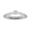 Thumbnail Image 0 of True Fans Atlanta Falcons 1/6 CT. T.W. Diamond Logo ID Bracelet in Sterling Silver